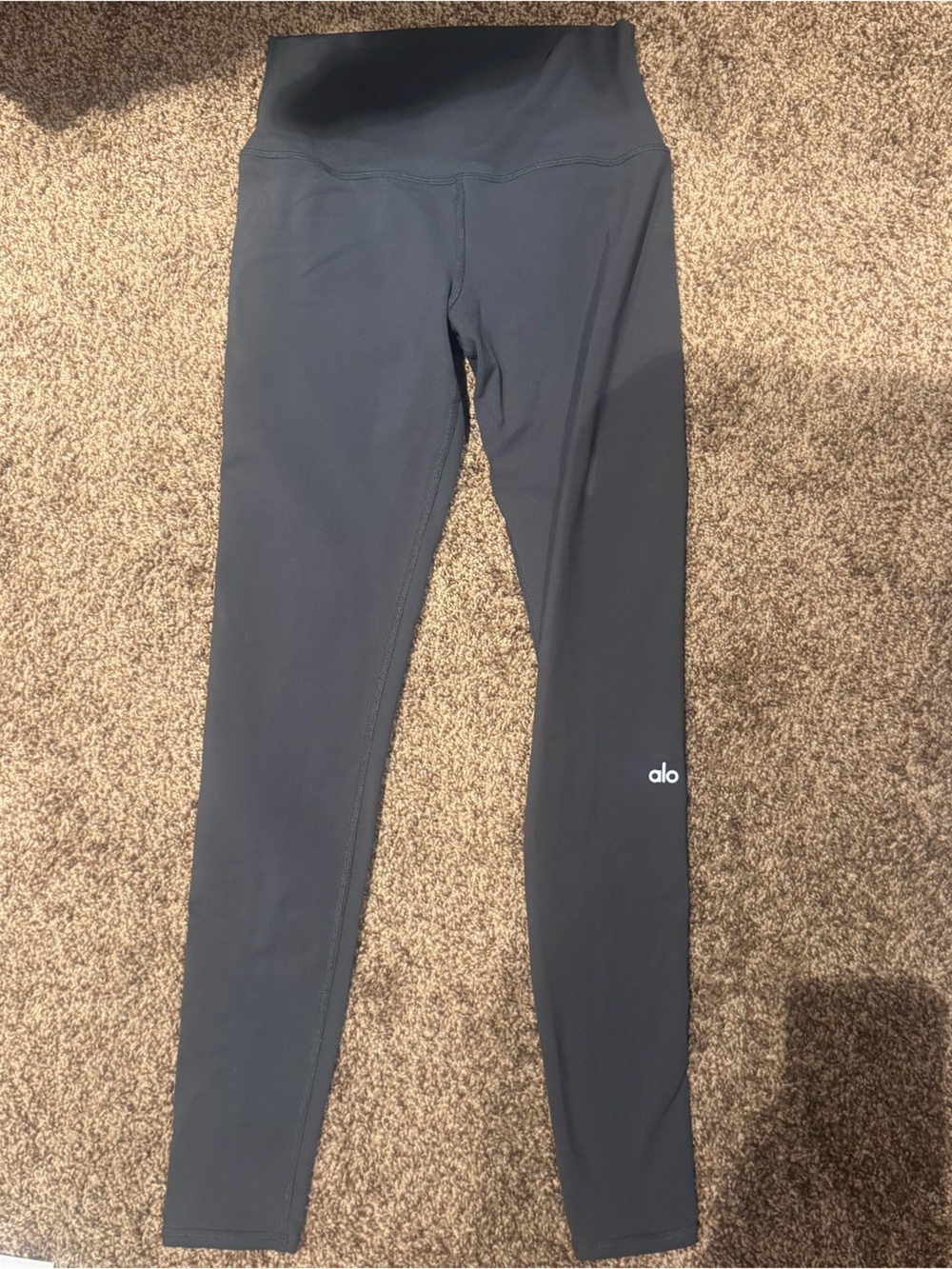 ALO Yoga Womens Charcoal Gray Leggings